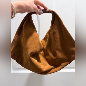 Staud Brown Suede Bag